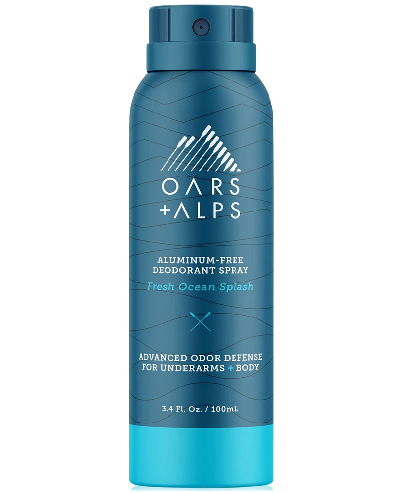 Oars + Alps Fresh Ocean Splash Deodorant Spray, 3.4 oz.