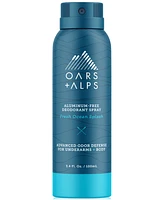 Oars + Alps Fresh Ocean Splash Deodorant Spray, 3.4 oz.