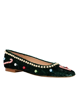 Katy Perry Women's Confidant Christmas Ballet Flats