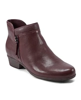 Rockport Women's Carly Side Zip Casual Ankle Booties