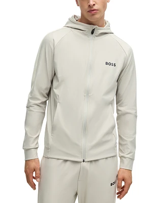 Boss X Matteo Men's Berrettini Regular-Fit Zip-Up Hoodie