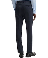 Boss by Hugo Men's Micro-Patterned Slim-Fit Trousers