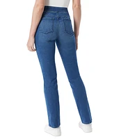 Gloria Vanderbilt Women's Amanda High-Rise Straight Pull-On Jeans