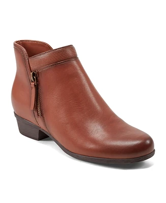 Rockport Women's Carly Side Zip Casual Ankle Booties