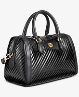 Giani Bernini Small Quilted Patent Dip Satchel, Created for Macy's