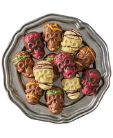 Bissinger's Handcrafted Chocolate Halloween Assorted Chocolate Skulls, 16 Piece