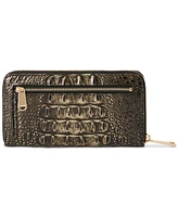 Brahmin Suri Logo-Detail Embossed Leather Wallet