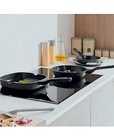 BergHOFF Leo Stone+ 5pc Nonstick Ceramic Specialty Pan Set with Turner, Recycled