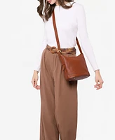 American Leather Co. Crowley Bucket Crossbody