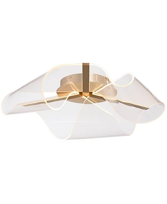 Possini Euro Design Possini Euro Grosvenor 25" Brushed Gold Led Ceiling Light