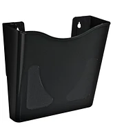 Azar Displays Single Vertical Pocket Wall Mount File Holder for Office, Home and School,