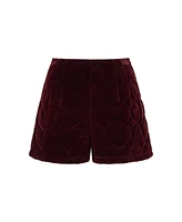 Nocturne Women's Quilted Mini Shorts