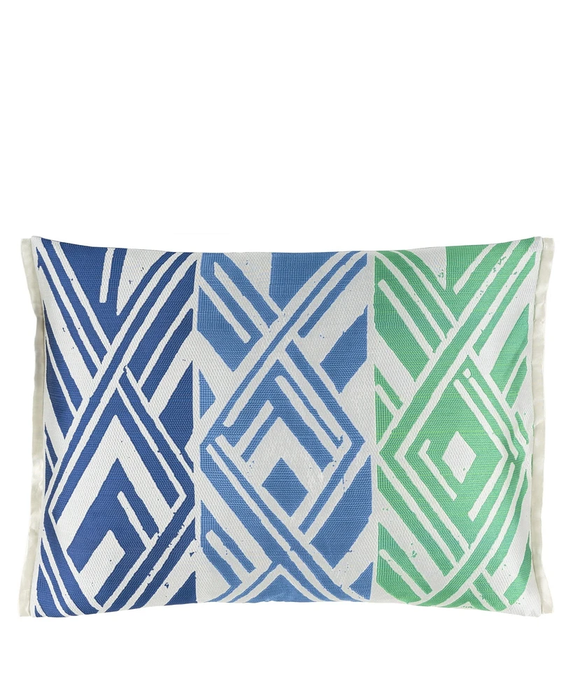 Designers Guild Valbonella Cobalt Silk Decorative Pillow