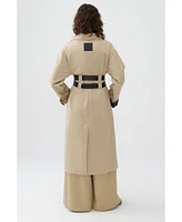 Nocturne Women's Double Sided Belted Trench Coat