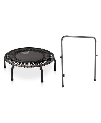 JumpSport 350 Pro Lightweight 39-Inch Fitness Trampoline & Handle Bar Accessory