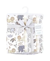 Hudson Baby Flannel Burp Cloth 7pk, Neutral Safari, One Size