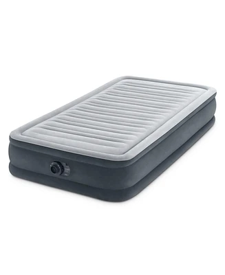 Intex 67765ED Dura Beam Comfort Plus 13" Airbed Mattress w/ Built In Pump, Twin