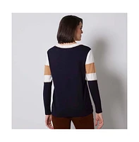 Etcetera Women's E3 by Colorblock Sweater Endpoints