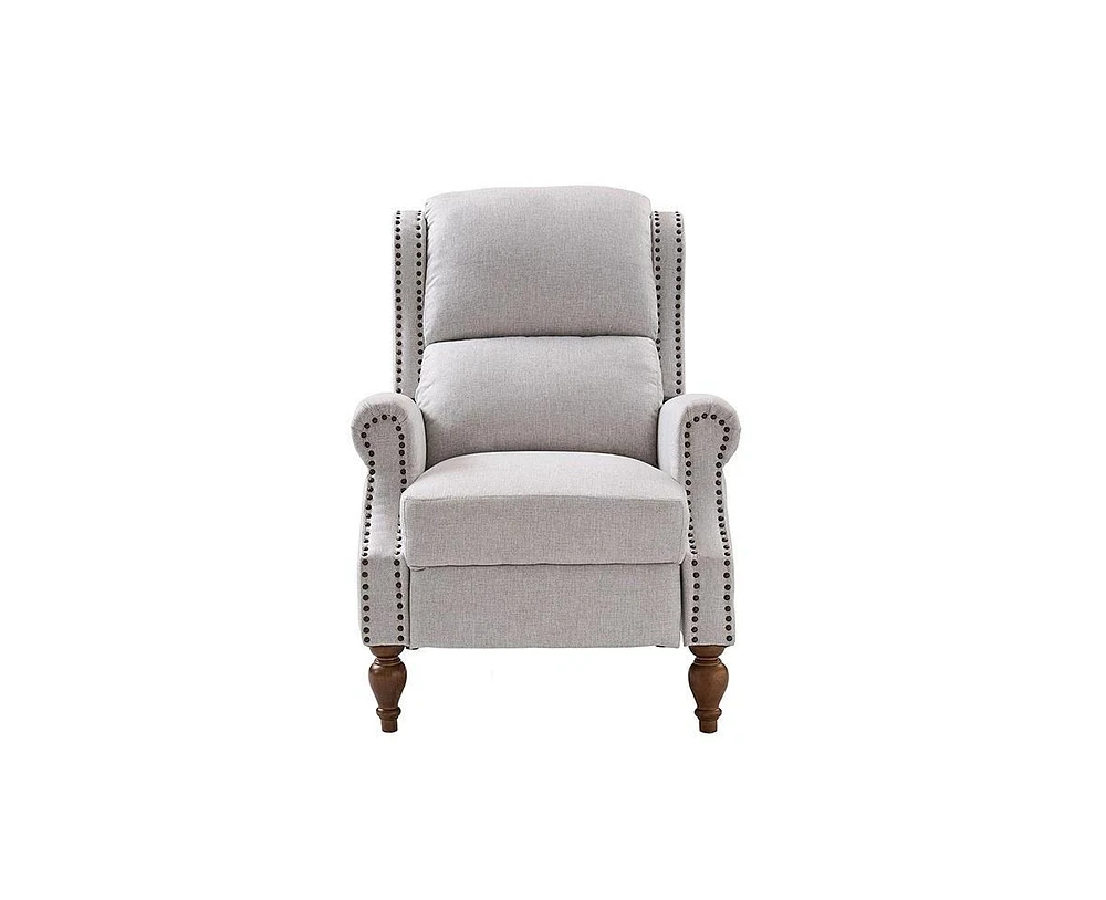 Alvin Traditional Manual recliner With Wingback