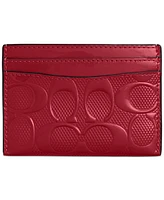 Coach Signature Leather Essential Card Case