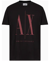 A|X Armani Exchange Men's Short Sleeve Crewneck Large Iconic Logo T-Shirt