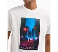 A|X Armani Exchange Men's City Nights Logo Graphic T-Shirt