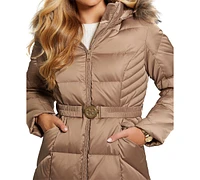 Guess Women's Olga Hooded Puffer Coat