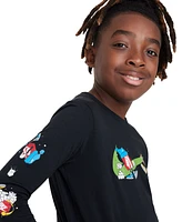 Nike Big Kids Sportswear Printed Long-Sleeve T-Shirt