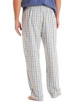 Nautica Men's Crafted Plaid Poplin Sleep Pant