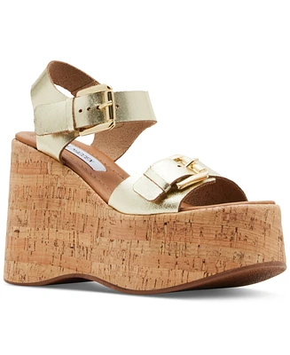 Steve Madden Women's River Two-Piece Wedge Sandals