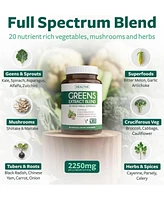 Healths Harmony Greens Extract Blend Capsules, Antioxidant Supplement for Natural Metabolism Boost, Health's Harmony