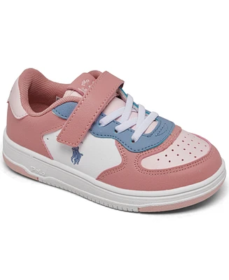 Polo Ralph Lauren Toddler Girls Masters Court Fastening Strap Casual Sneakers from Finish Line