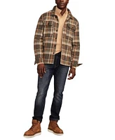 Lucky Brand Mens Plaid Jacket Sweater Jeans