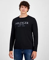 Tommy Hilfiger Men's Cotton Logo Long-Sleeve T-Shirt