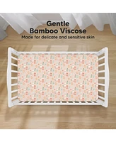 KeaBabies 2pk Fitted Crib Sheets for Boys, Girls, Organic Baby Sheet, Standard Nursery Sheet Cover