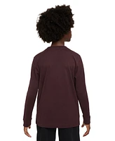 Nike Big Kids Sportswear Logo Embroidered Long-Sleeve T-Shirt
