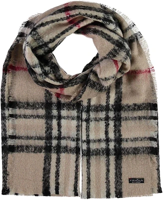 Fraas Plaid Boucle Wrap