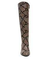 Anne Klein Women's Beth Block Heel Knee High Dress Boots