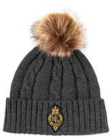 Lauren Ralph Cable Crest Patch Hat