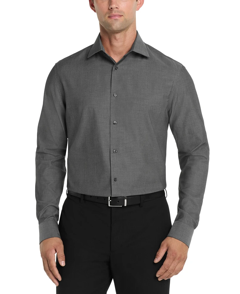 Calvin Klein Steel Men's Regular Fit Modern Pincord Dress Shirt