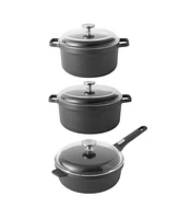 BergHOFF Gem 6Pc Cast Aluminum Nonstick Simmer Cookware Set