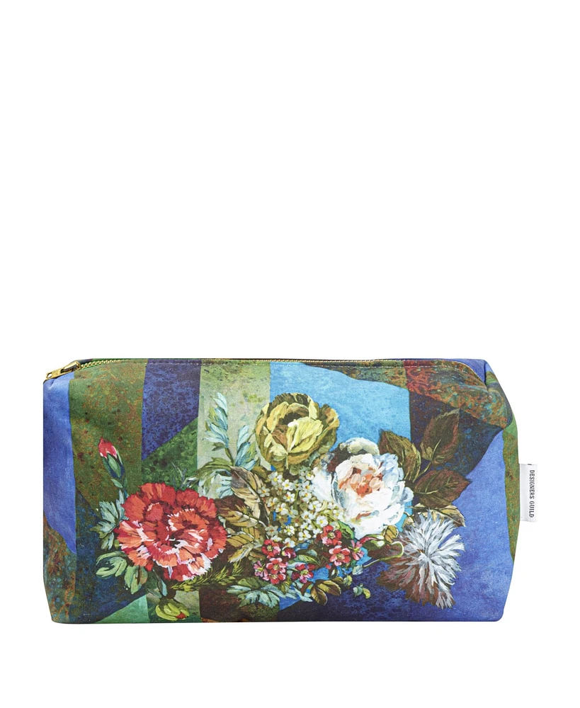 Designers Guild Minakari Cobalt Medium Toiletry Bag