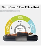 Intex Dura Beam Plus Pillow Raised Airbed Mattress with Built in Pump, Twin