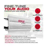 Pyle 4-Ch. Waterproof Marine Amplifier, 1200 Watt, MP3/iPod Compatible