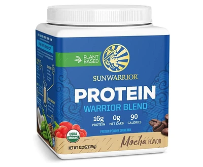 Sunwarrior Warrior Blend Protein, Plant-Based Organic Protein Powder, Mocha, Sunwarrior