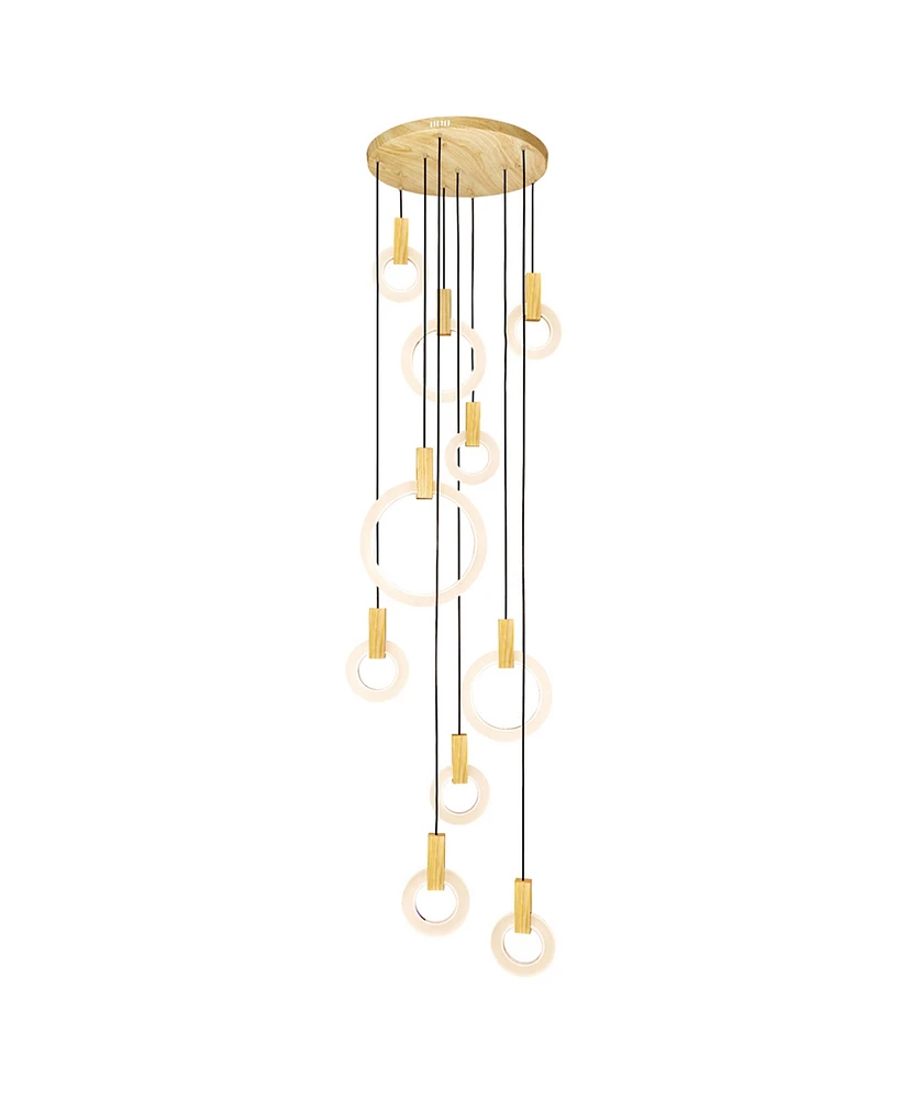 Cwi Lighting 96" Metal Anello Led Pendant