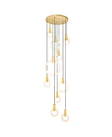 Cwi Lighting 96" Metal Anello Led Pendant