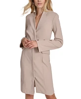 Calvin Klein Women's Scuba-Crepe Long-Sleeve Jacket Dress