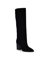 Nine West Women's Chicke Block Heel Knee High Boots