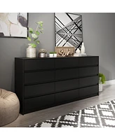 Homsee White Chest of Drawers for Home Storage with 12-Drawer